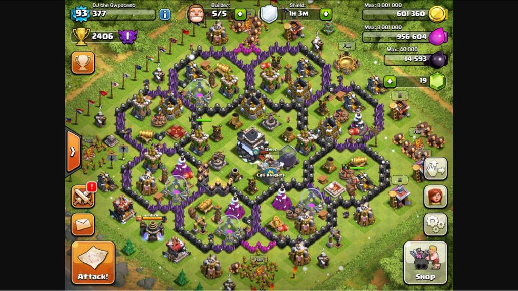 clashofclansba2's tweet photo. RT if you think this base is beautiful http://t.co/xKNe15GL2t