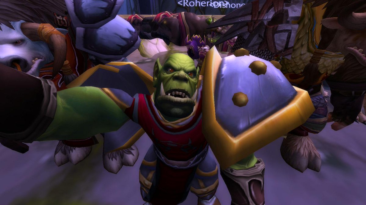OrcWithAFork's tweet photo. Had to take a selfie with my fam #Orcwithafork #Warcraftselfies http://t.co/NR1c7KVH1i