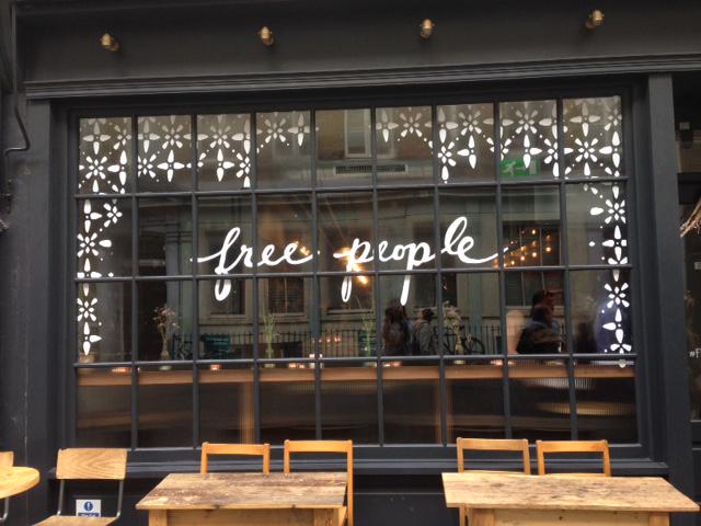 campuscopyctr's tweet photo. Window cling job we printed for @freepeopleuk pop up shop in London. #freepeople #fpkingsroad #freepeopleuk http://t.co/QI02gN4CD3