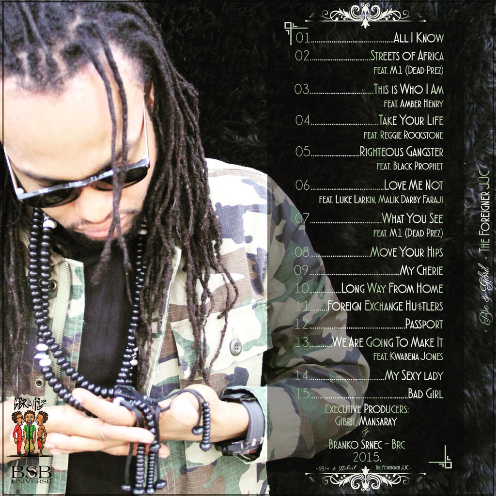 The Foreigner JJC deluxe. Rap, soul,pidgin world hiphop music with a reggae touch. Release date : September 26th 2015