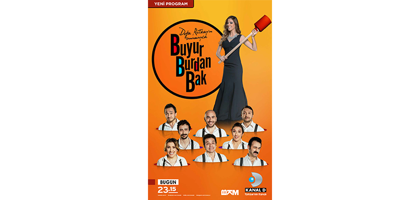 KanalD's tweet photo. Eğlenmeye ve gülmeye hazır olun! Yeni komedi programı #BuyurBurdanBak  #KanalD'de başlıyor! http://t.co/fST1HOyBzx