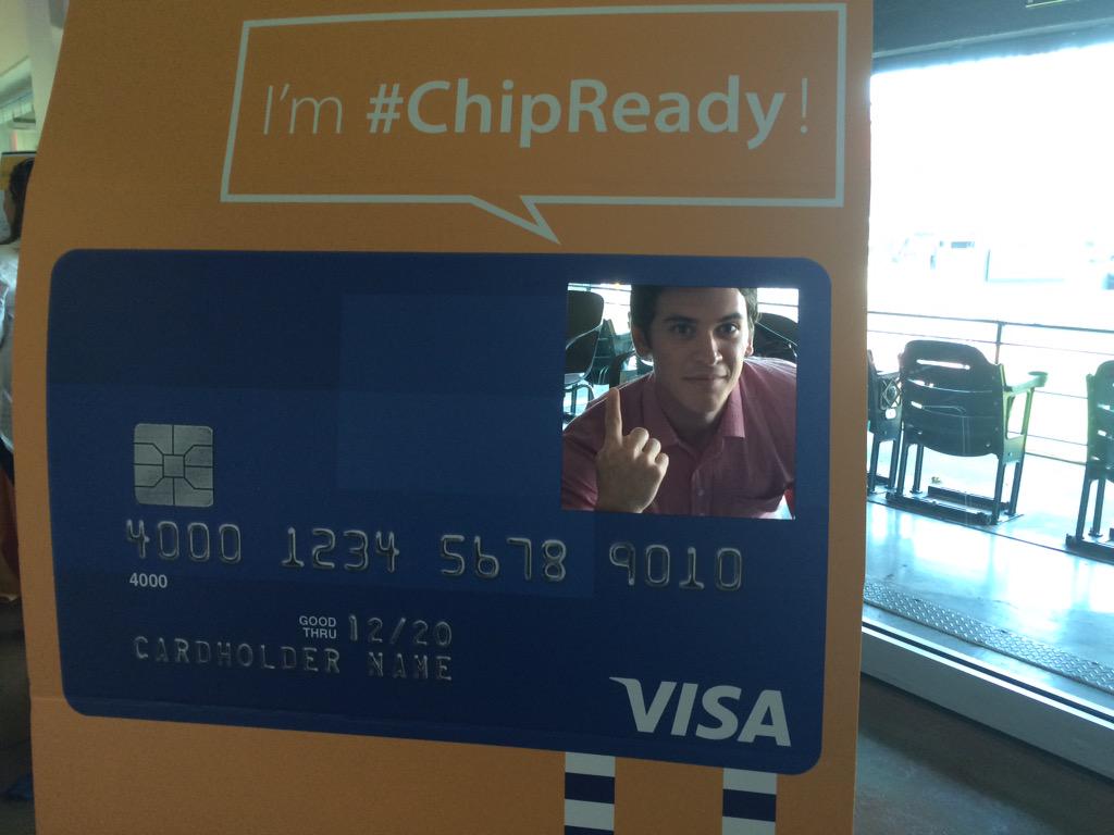PatrickBUSC's tweet photo. Chips for days #ChipReady #LifeAtVisa http://t.co/5xdr1nP8cS