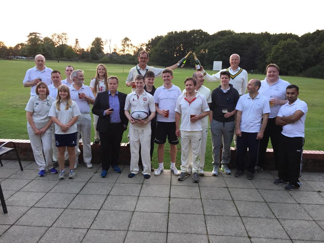 Well done Team <a href="/DebenhamsOtt/">Debenhams Ottaway</a> first win of the summer against @mercer hole #cricket #winning