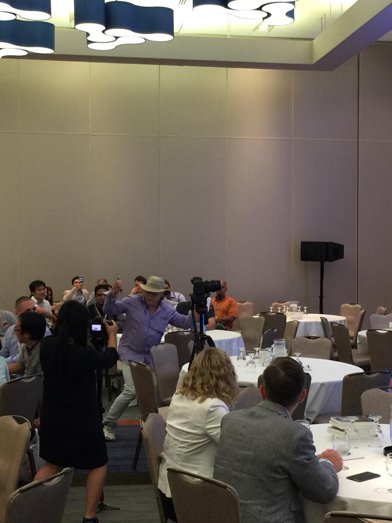 DavidMcIninch's tweet photo. Two Words: Marty. Weintraub. @aimclear CEO #ACQSummit http://t.co/4ybx8BUM3t
