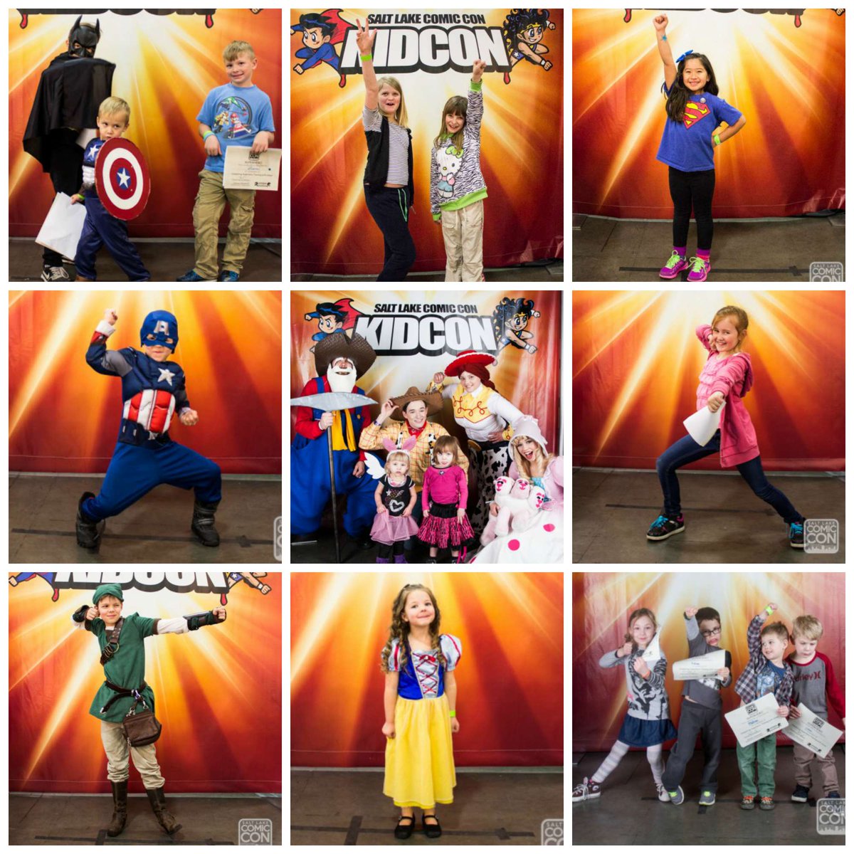 fanxsaltlake's tweet photo. Congrats to these Tiny Superheroes who completed Superhero Training at #FANX15 KidCon: http://t.co/uQEI6yyWyq http://t.co/ivHPK9ochK