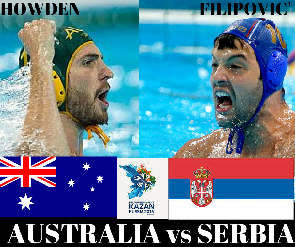 AcademyBarras's tweet photo. AussieSharks vs Serbia today @finakazan2015 
#goaussies @RhysHowden http://t.co/QdVe2TSRDp