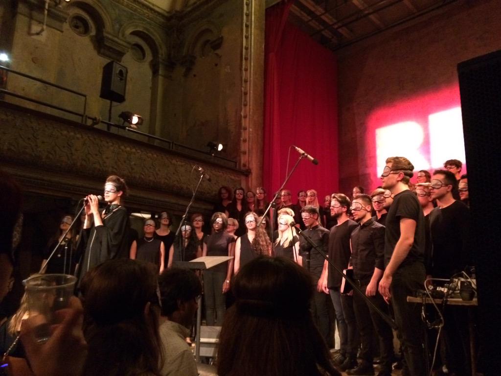 RSBCcharity's tweet photo. All artists now on stage to perform @ImogenHeap's Hide and Seek. The sound is incredible. #LDNWithoutLimits http://t.co/EFd3Zzca5r