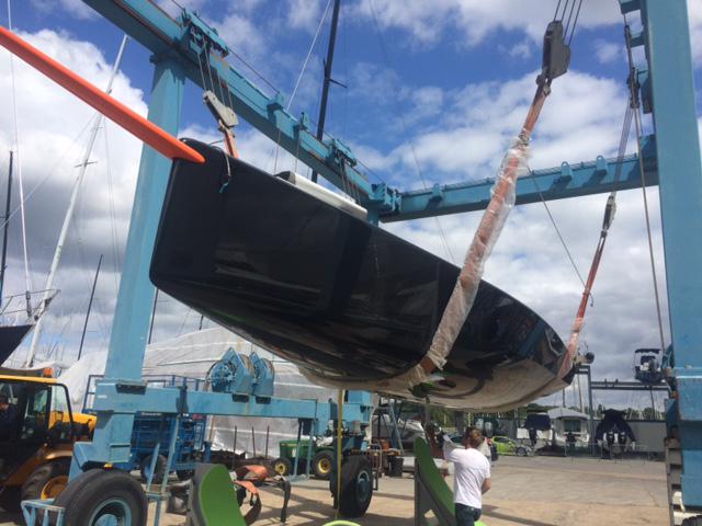 Activate_Switch's tweet photo. Another UK @Farr280 has arrived at HYS this week! 'Pandemonium' will be racing with 3 other #Farr280's at @Cowes_Week http://t.co/cvnOOyEzuf