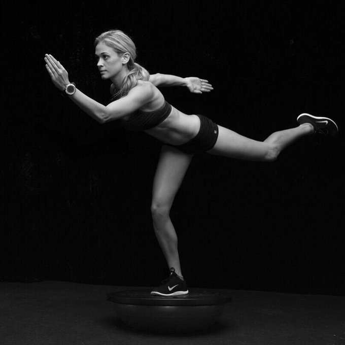 Image from my shoot with @lifetimefitness #blackandwhite #athlete #fitness #nike #balance #gymnastics