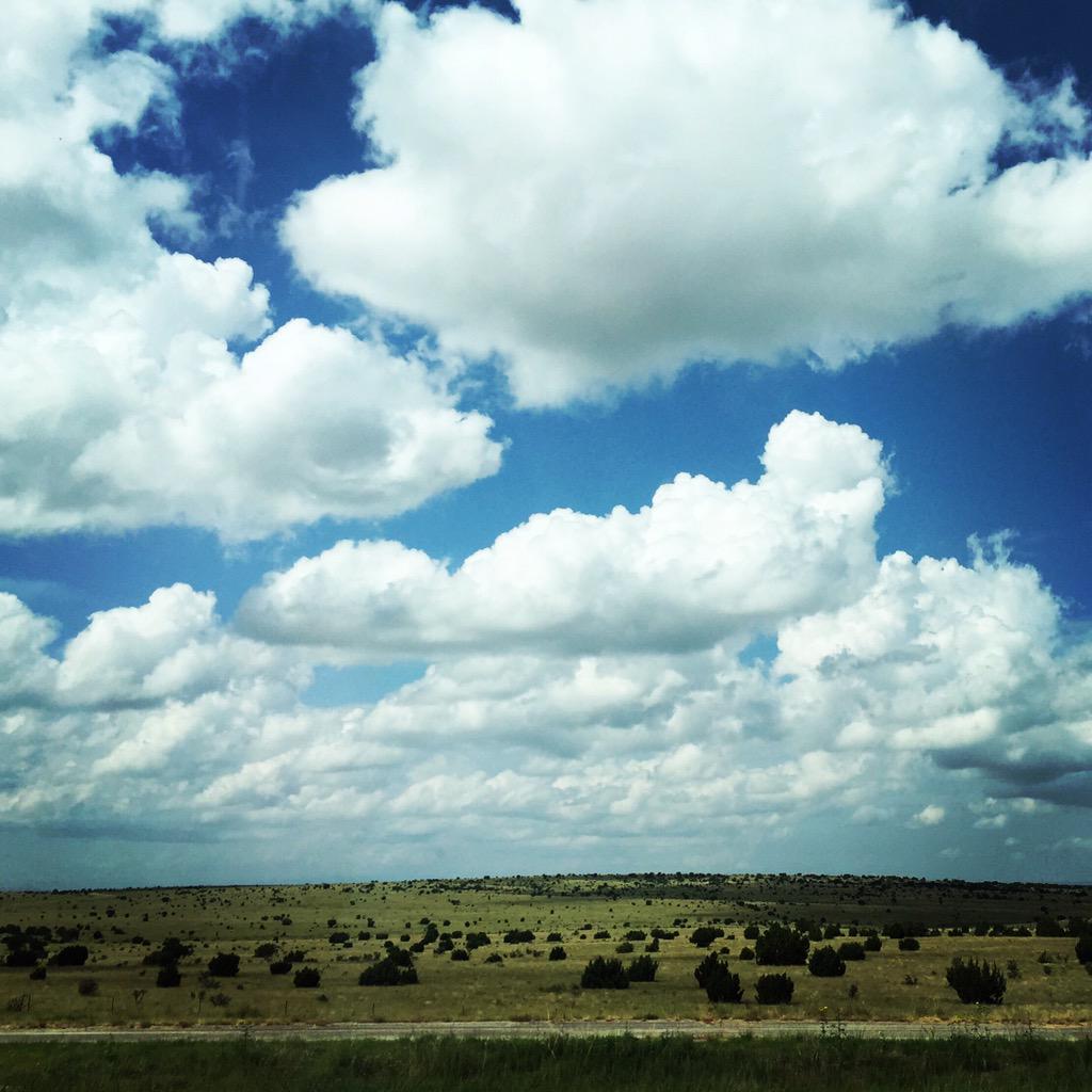CMSelby's tweet photo. The wide-open space of #NewMexico. #Route66 #SelbysGoWest http://t.co/NNTDiRUIg1