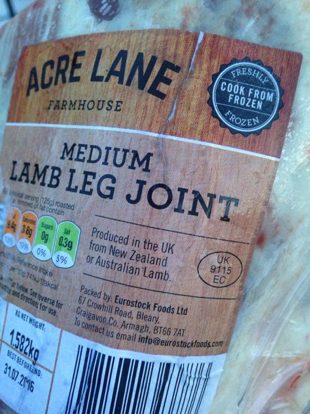 A lot of this was found on carmarthen's Tesco shelves tonight when about 100 farmers turned up to have a look.