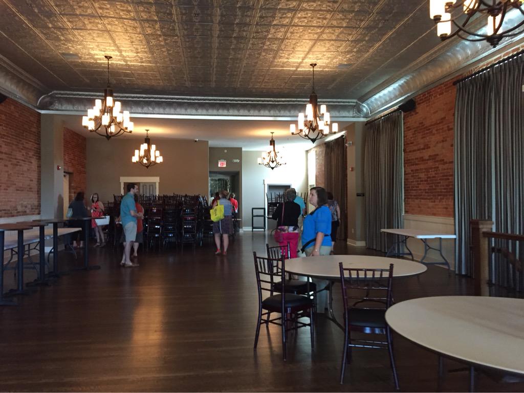 thepatrickmcd's tweet photo. Wow Liberty's Restoration 1894 event space is cool! #MOMainStreet http://t.co/X5nEyzR4GX