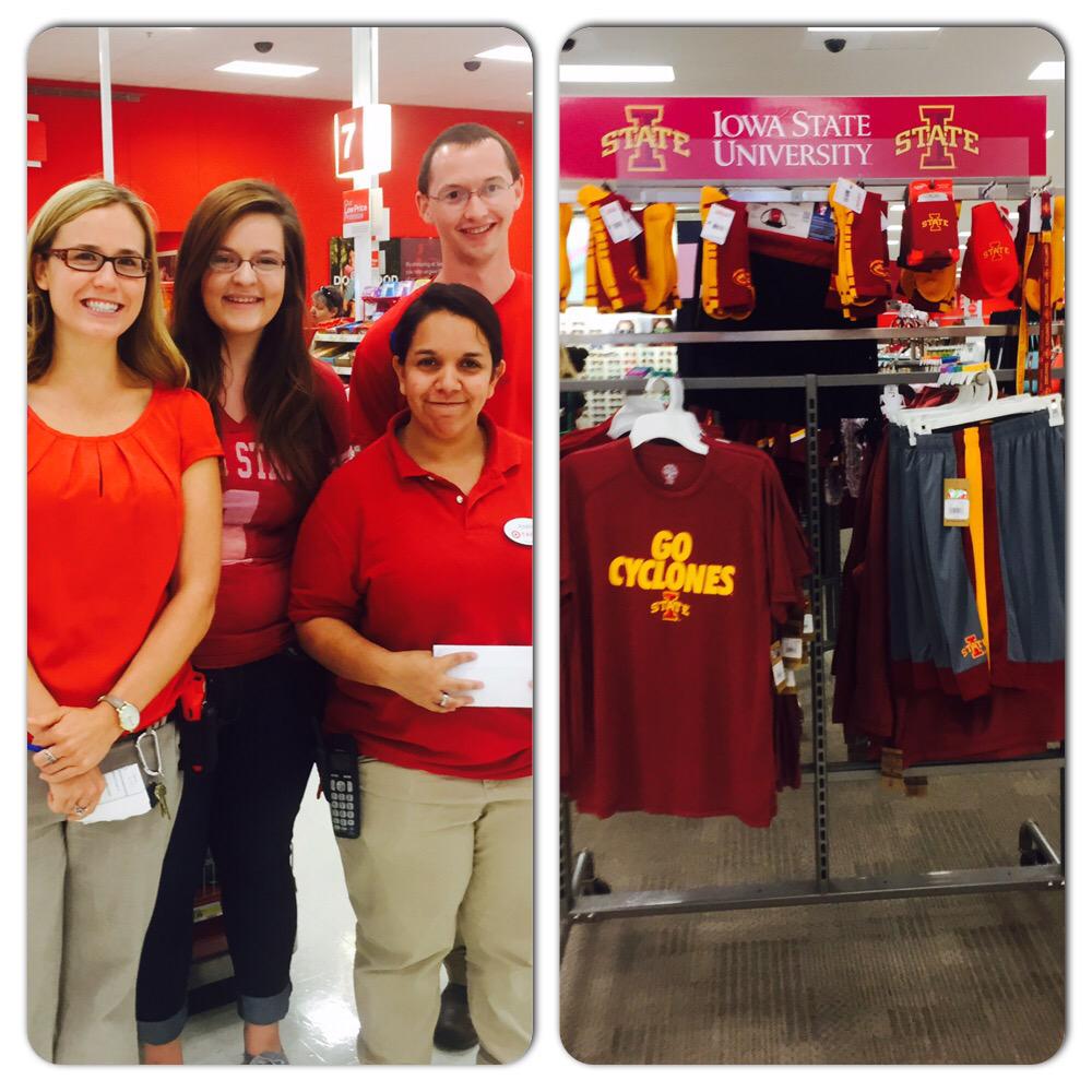 AliciaRoseH's tweet photo. 1170 driving sales! #Full #CycloneStuff #CycloneStyle #AshleyGotaREDcard @BrianWiersma @jayne4target @KathShieldTGT http://t.co/mcY73VceoJ