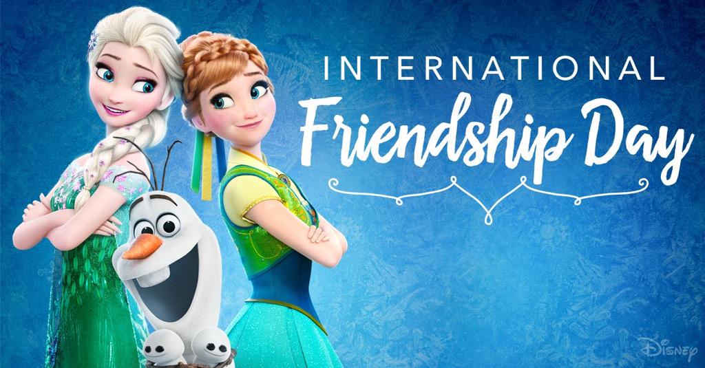 OlafSnowman's tweet photo. Celebrate your best buddies today! #FriendshipDay http://t.co/1KJAwROM0O