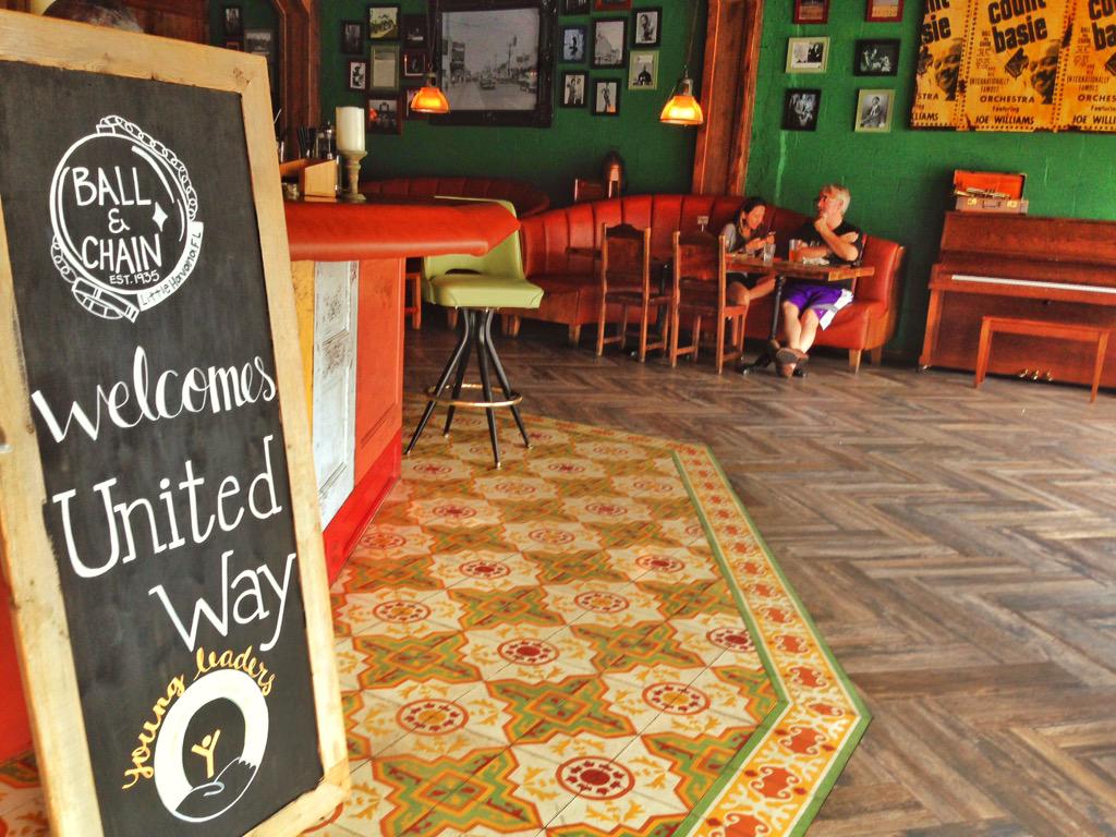 UnitedWayMiami's tweet photo. #YoungLeadersMiami are ready and waiting for you @BallAndChainBar #HappyHourforaCause #HappyHour http://t.co/wNjctjzqju