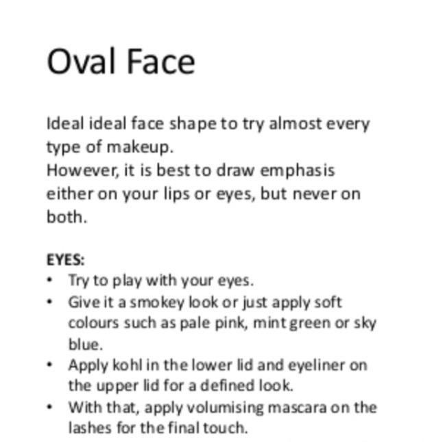 makeup_tips01's tweet image. Makeup tips for oval face - 'click the link'for #makeup discounts - bit.ly/1h6buie #fashion #beauty