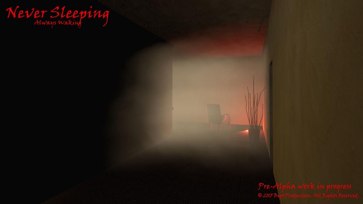 big4production's tweet photo. The wait is over. Our newest game is titled Never Sleeping Always Waking. @UnrealEngine @steam_games @emergingprairie http://t.co/dV4S4qqohm