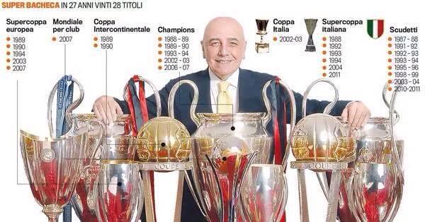 - Happy Birthday   .
- Today Galliani turns 71 years .   