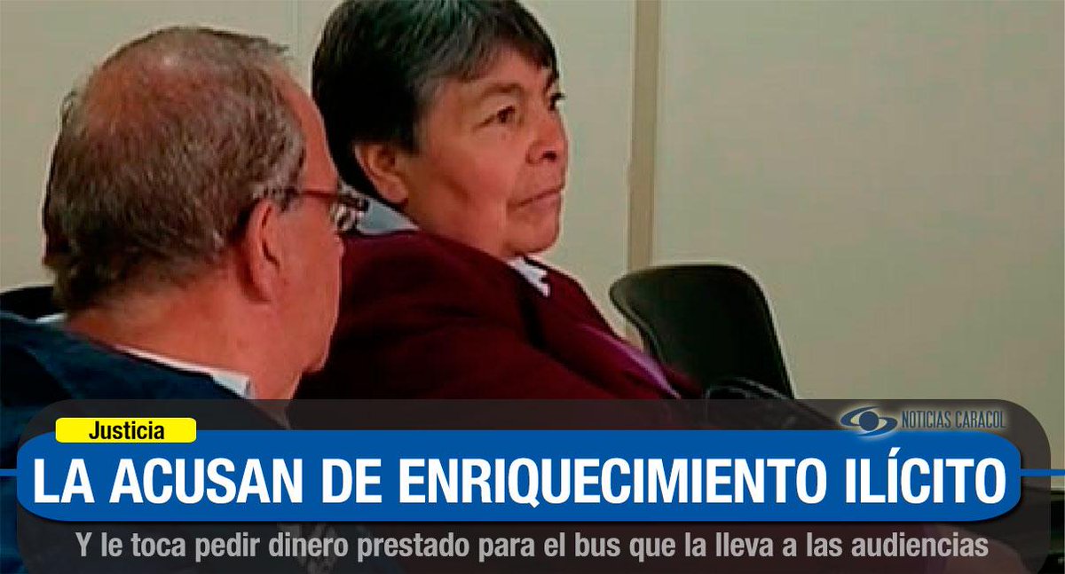 Anciana que no tiene ni para el bus es acusada de enriquecimiento ilícito bit.ly/1SPAFS5