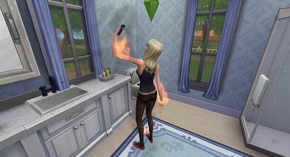SimsLogical's tweet image. when your selfies are too hot 🔥
