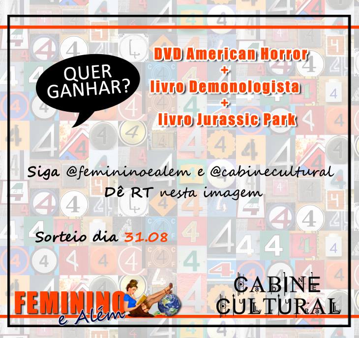 femininoealem's tweet photo. Segue a gente e @cabinecultural e dá RT! #AmericanHorrorStory #JurassicPark #Demonologista http://t.co/rsbT3AJglq