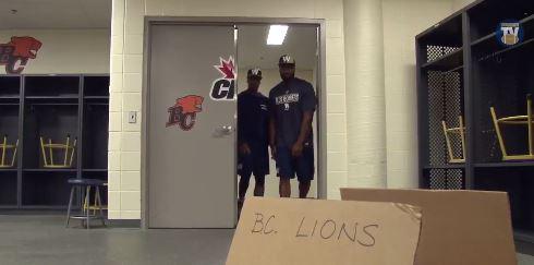 The <a href="/WPG_BlueBombers/">Winnipeg Blue Bombers</a> welcomed the BC Kittens to their stadium in this hilarious video 😂 📺 ➡ on.cfl.ca/QiQdb