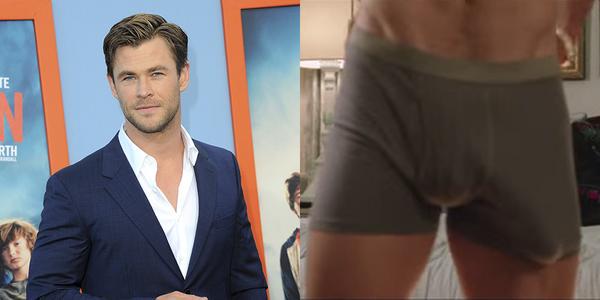 Chris hemsworth bulge.