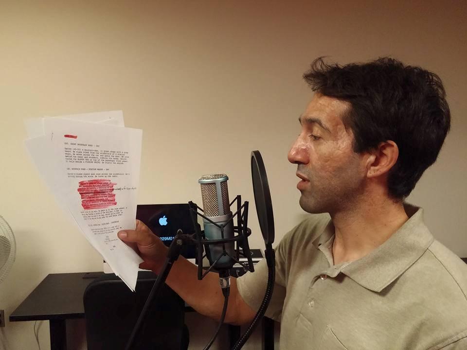 TahoeGhost's tweet photo. Voiceover actor Rafael Siegel recording a radio report for #TheTahoeGhost. http://t.co/Cuoet5PjzW