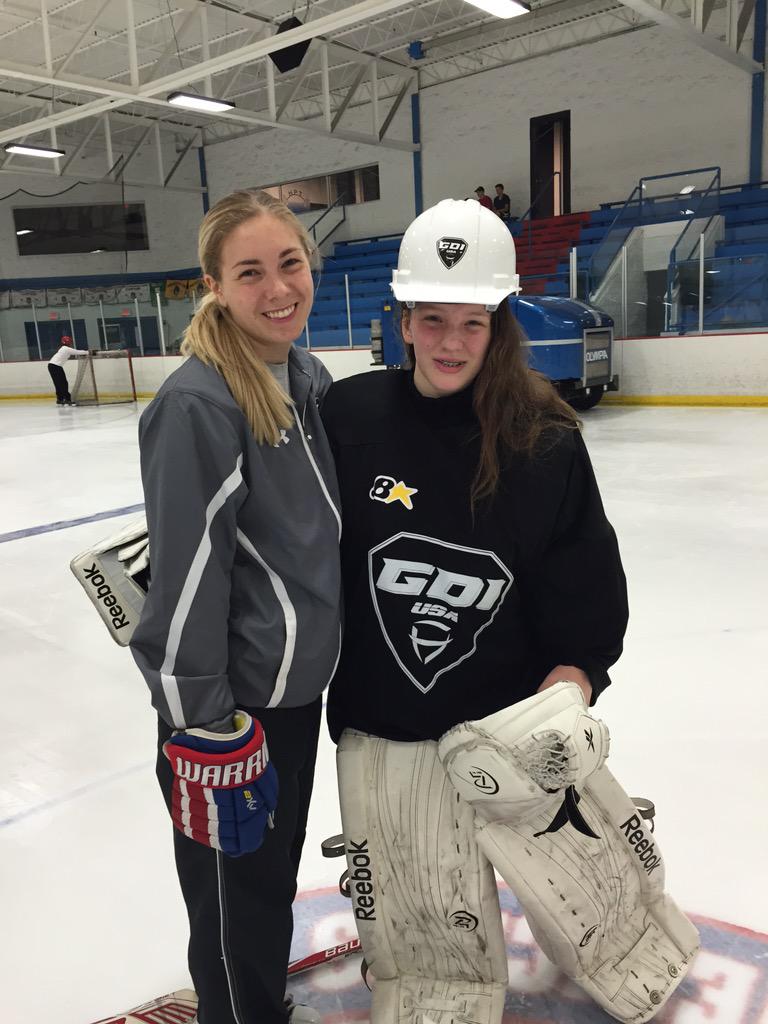 Borgie30's tweet photo. @GDIUSAgoalie Hardest workers for drill sessions. Group 1: Grace - Group 2: Kristin! #RDCChicago #ForGirlsByGirls http://t.co/o8l5VAk4Z2