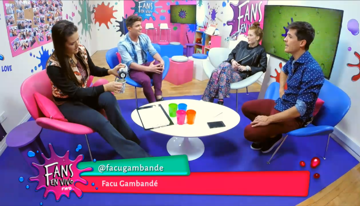 micavazquezfans's tweet photo. #PROGRAMA122 de @FansEnVivo junto a @facugambande #Violetta cc @Jennumartinez , @coco_maggio y @micavazquez http://t.co/qB5mFSNmUC