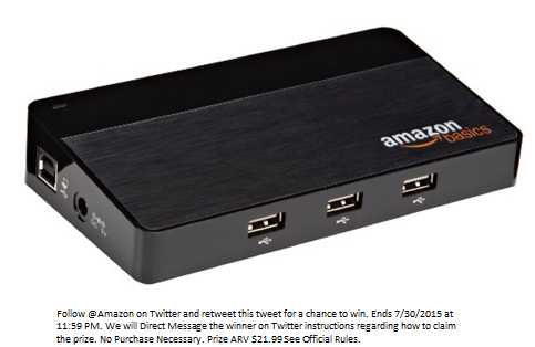 amazon's tweet photo. Follow @Amazon and retweet for a chance to win http://t.co/SvWDtaZuZS Rules http://t.co/a3sF03j2Qj #AmazonSweeps http://t.co/F2imO8Ov6B