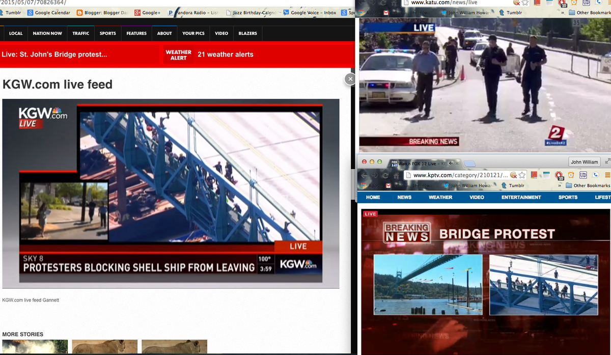 JowardHoward's tweet image. ALL the live newscasts! #ShellNoPDX