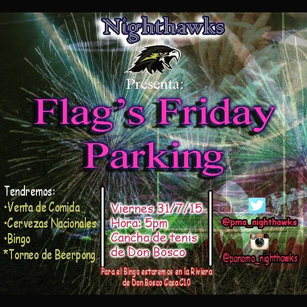 MAÑANA EL FLAG FRIDAY PARKING ... Las Riviera de Don Bosco desde las 4pm en la cancha de tenis. <a href="/nfflpty/">NFFLPTY</a> @