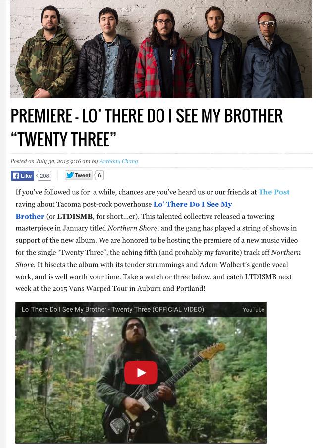 rockitmg's tweet photo. New @LTDISMB music video for "Twenty Three" premiers online today: http://t.co/tlE6HZOBx0 http://t.co/GiAdUZwuVt