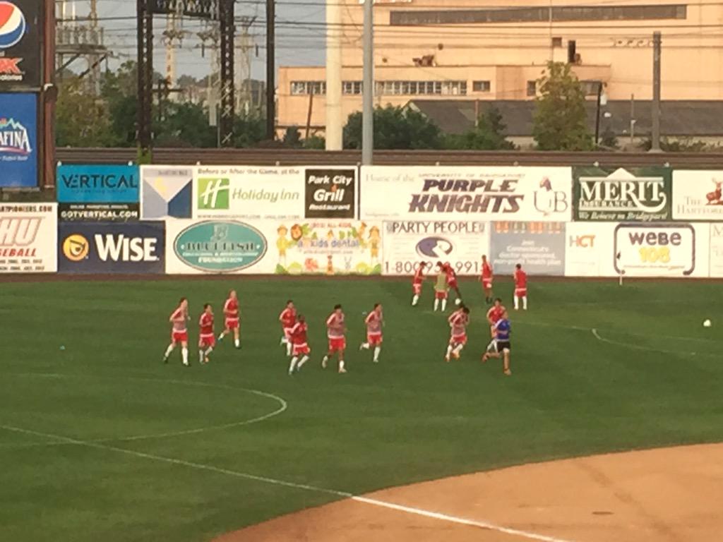 JamieToole's tweet photo. Ladies &amp; Gentlemen we have SOCCER at @TheHarborYard @BPTBluefish #multipurposefacility #newstuff http://t.co/pmsb0kGrfD