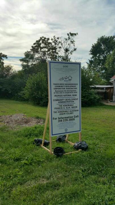TGS_NA's tweet photo. Ground-breaking for the latest @TowerGroveCDC Community Development Project! Corner of Alfred &amp; Flyer in TGS. http://t.co/HHFVJFpbDU