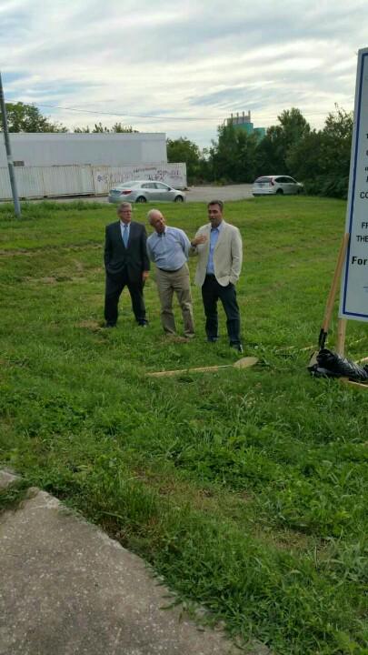 TGS_NA's tweet photo. Ground-breaking for the latest @TowerGroveCDC Community Development Project! Corner of Alfred &amp; Flyer in TGS. http://t.co/HHFVJFpbDU