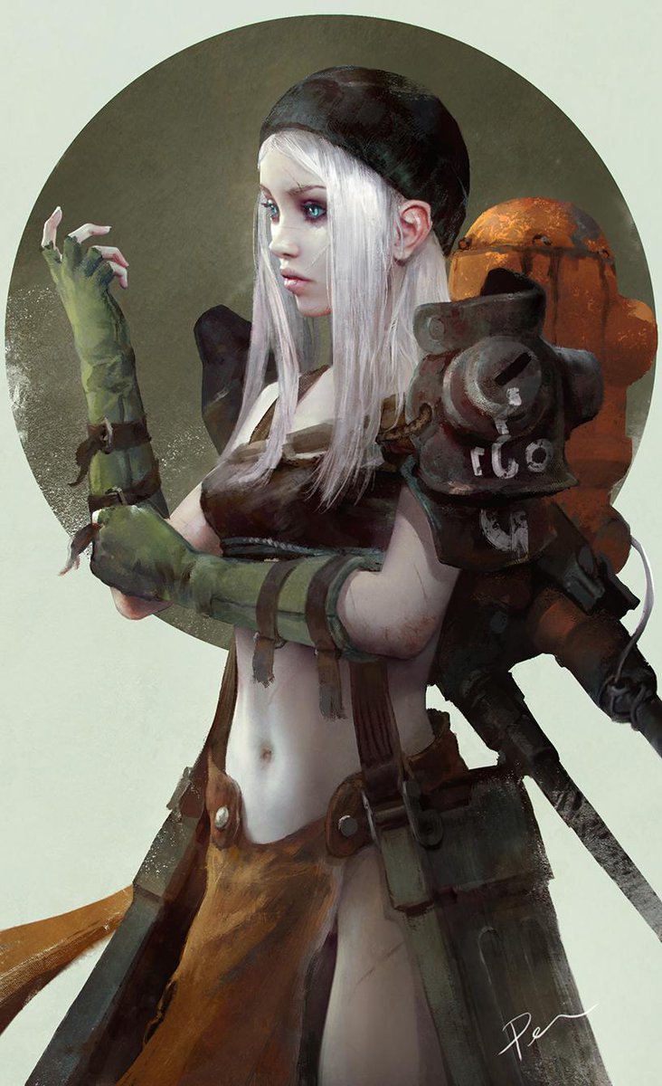 Pencracker's tweet image. One more character design from Maschinen Project patreon.com/Pencracker @Kartinca_ru @conceptartworld @cgsociety