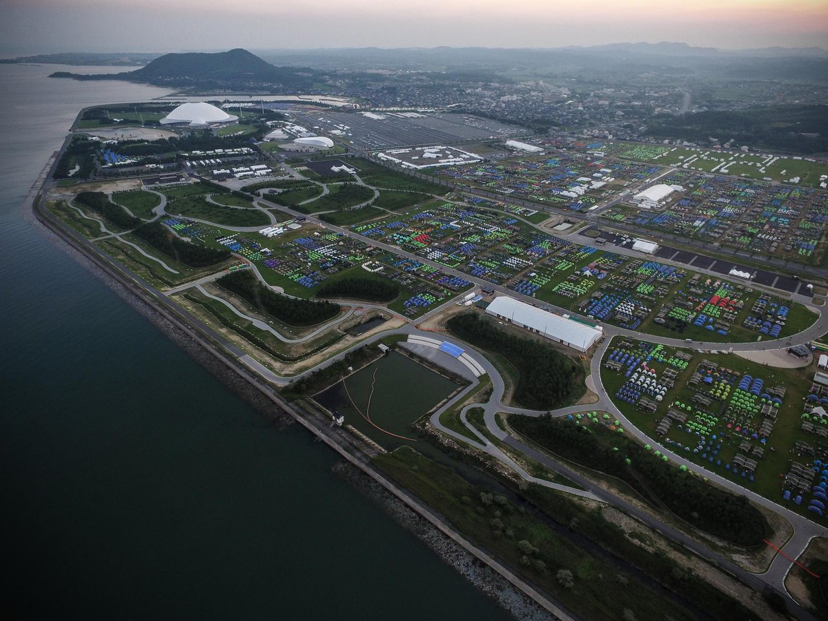wsj2015's tweet image. Aerial view of the campsite flickr.com/photos/worldsc…