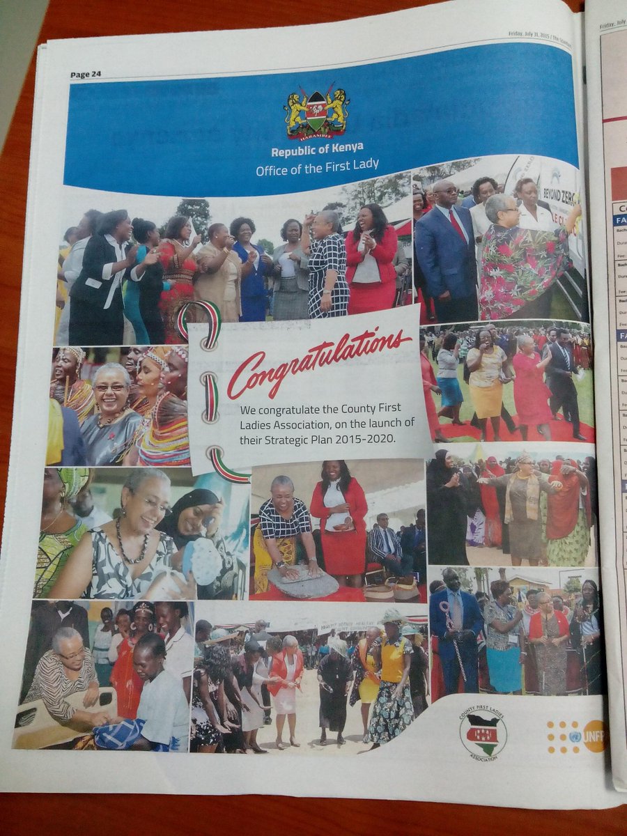 KenyaGovernors's tweet photo. @dailynation Page 39 #CountyFirstLadies http://t.co/RbbJYwuGe2