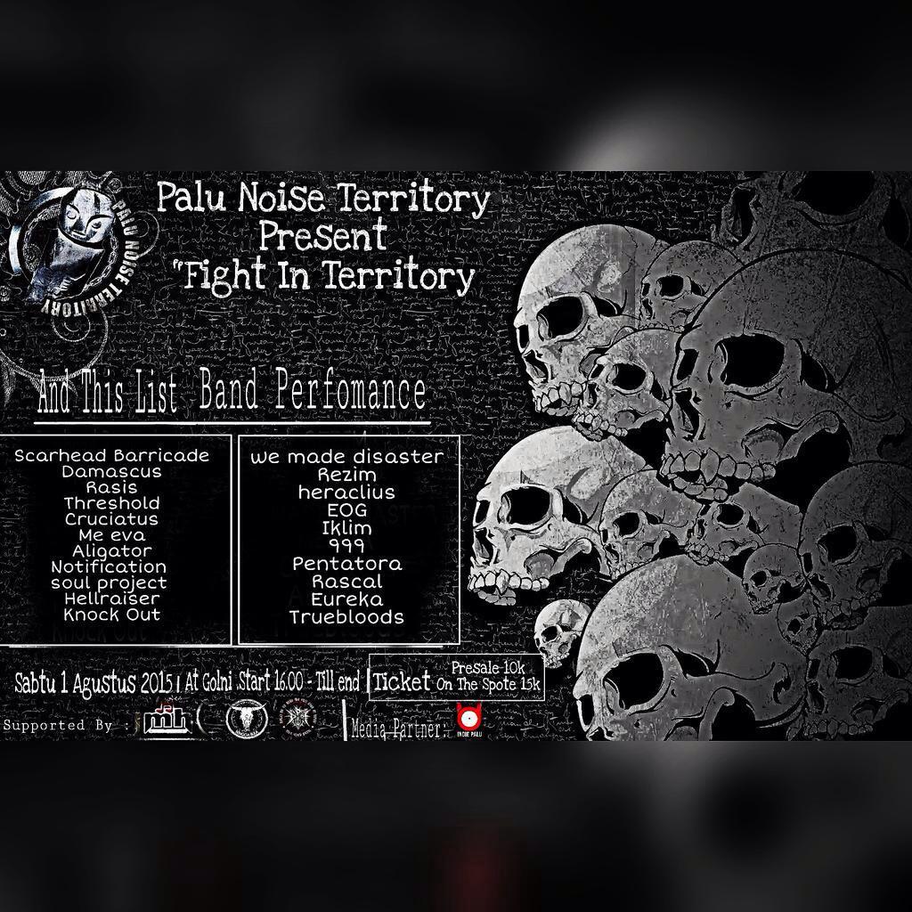 Sampai ketemu hari sabtu nanti teman-teman kami <a href="/PALUNOISE/">PALU NOISE TERRITORY</a>. Keep support music scane! \m/