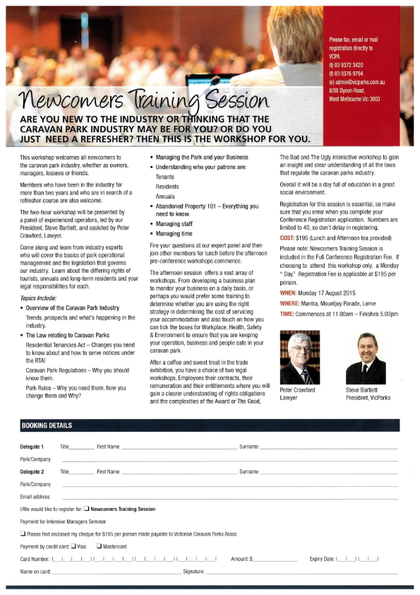 Looking to buy a Caravan Park? Come say g'day at the <a href="/Vicparks/">Caravan and Residential Parks Victoria</a> conference in Lorne, Aug 18th-19th #lorne #vicparks