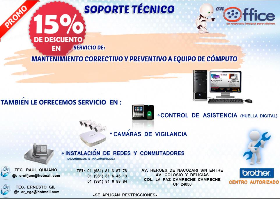 Servicios de soporte técnico