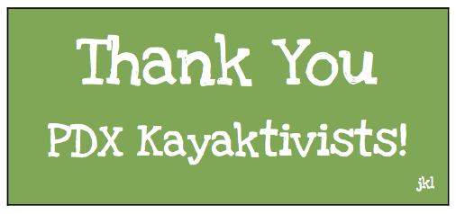 JneneKay's tweet image. #kayaktivists #ShellNo #ShellNoPDX #SaveTheArctic