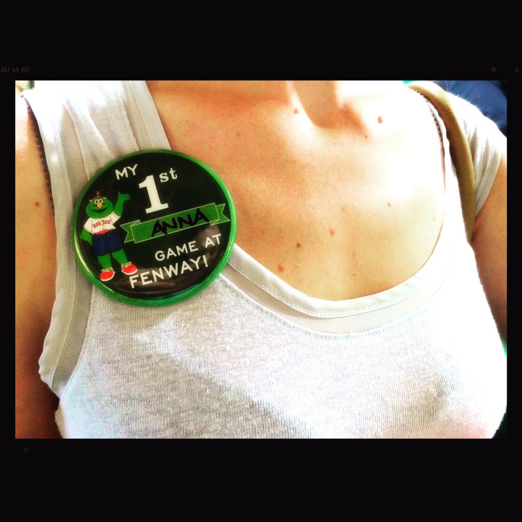 CorkAndCapsule's tweet photo. #RedSox newbie. #Boston #strong fun! Here is to #theMonstah! http://t.co/3dyGhpl4ti