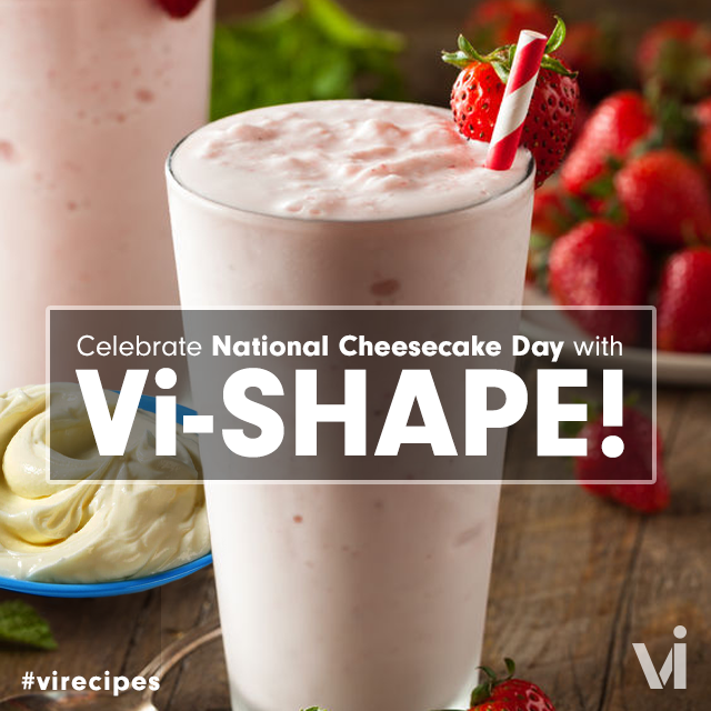 ViShapeShake's tweet photo. We couldn't let #NationalCheescakeDay end without a healthy alternative! #ViRecipes http://t.co/fbkxXTRopQ http://t.co/fjAxBnGb7v