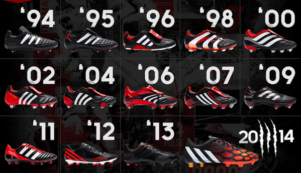 FootballFunnys's tweet photo. Never forget.

RIP adidas Predators. http://t.co/cgx4w9TFZc