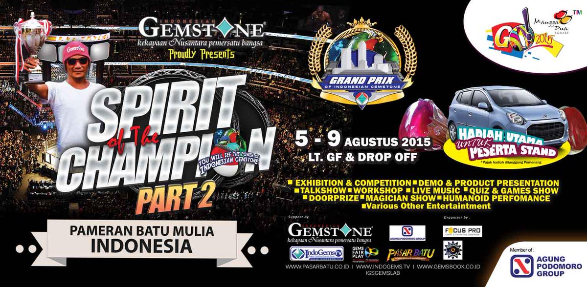 kabar gembira untuk para pencinta batu..PAMERAN BATU MULIA DI MANGGA DUA SQUARE