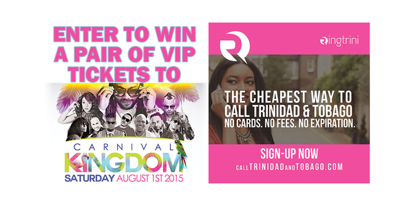 Last chance 2 enter 2 win a pair of Carnival Kingdom VIP tix courtesy of @RingTrini. Enter @ a.cstmapp.com/p/10762