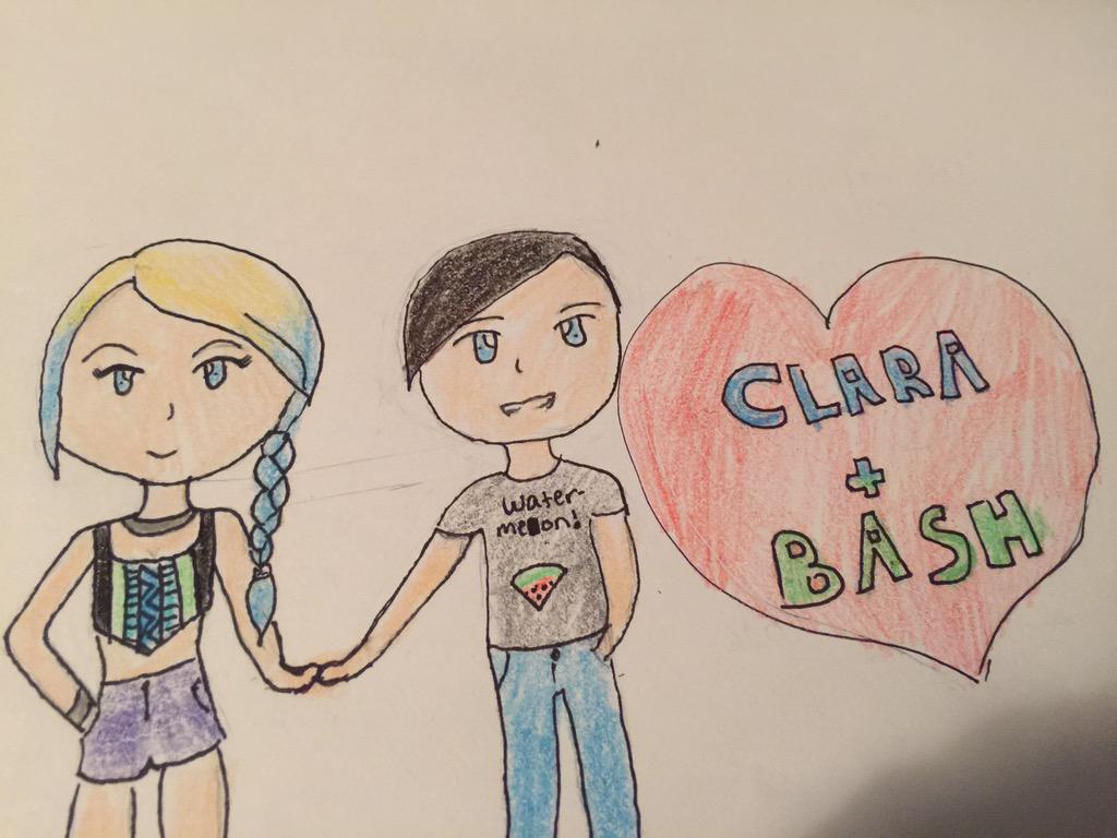Abby11701's tweet photo. So I drew @ClaraBabyLegs and @Bashurverse #BashFart ... http://t.co/bqahRyFWPR